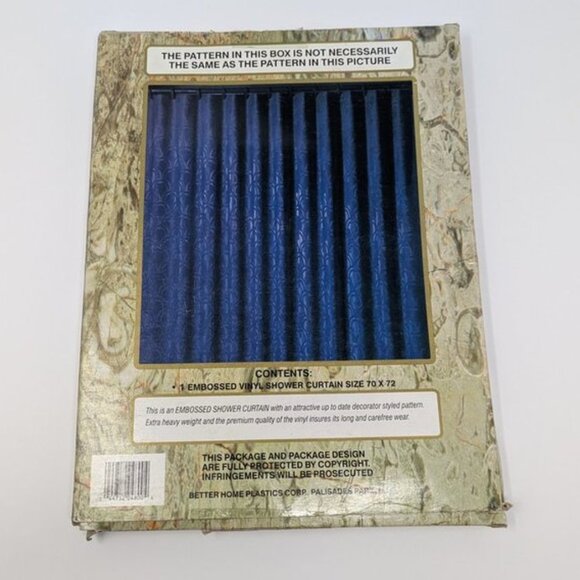 *3 FOR $9* NEW Better Home Luxurious Vinyl Embossed Waterproof Shower Curtain - Picture 3 of 3